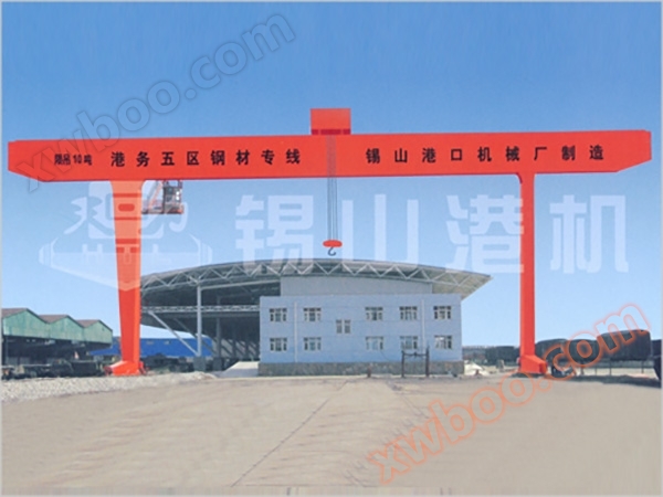 MDG5t-50t single main beam hook gantry crane